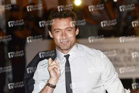 Ankunft von Hugh Jackman am Hotel beim San Sebastian Film Festival 2013