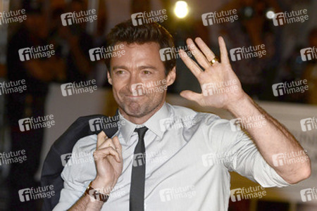 Ankunft von Hugh Jackman am Hotel beim San Sebastian Film Festival 2013