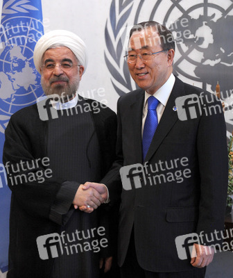 Hassan Rouhani am Rande der UN Vollversammlung, New York