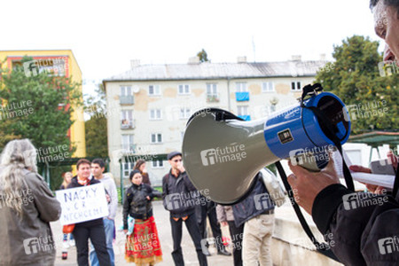 Gegendemonstration zum Aufmarsch der Neonazis in Ostrava, Tschechien