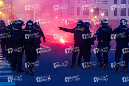 Ausschreitungen von Neonazis in Ostrava, Tschechien