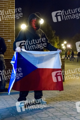 Ausschreitungen von Neonazis in Ostrava, Tschechien
