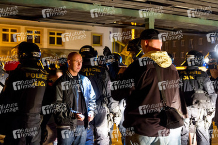 Ausschreitungen von Neonazis in Ostrava, Tschechien