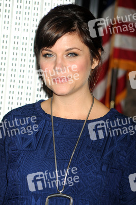 Tiffani Thiessen besucht das Empire State Building, New York