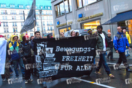 Asylbewerber Gedenk- und Protestdemonstration, Berlin
