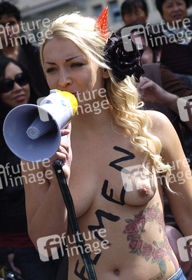 Offizielle Gründing von Femen Spanien, Madrid