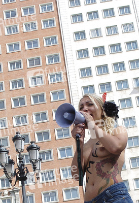 Offizielle Gründing von Femen Spanien, Madrid
