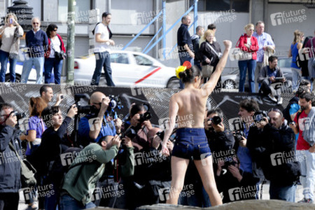 Offizielle Gründing von Femen Spanien, Madrid