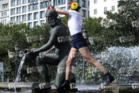 Offizielle Gründing von Femen Spanien, Madrid