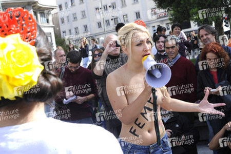 Offizielle Gründing von Femen Spanien, Madrid