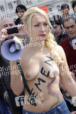 Offizielle Gründing von Femen Spanien, Madrid
