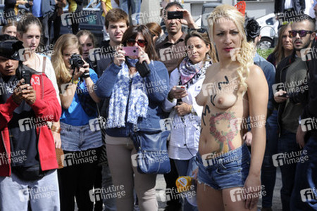 Offizielle Gründing von Femen Spanien, Madrid