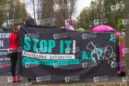 Demonstration 'Welcome Refugees - Solidarität mit Flüchtlingen', Rostock