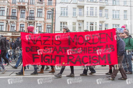 Demonstration 'Welcome Refugees - Solidarität mit Flüchtlingen', Rostock