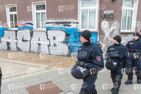 Demonstration 'Welcome Refugees - Solidarität mit Flüchtlingen', Rostock