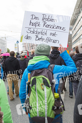 Demonstration 'Welcome Refugees - Solidarität mit Flüchtlingen', Rostock