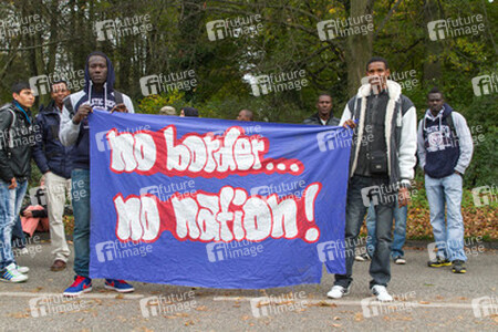 Demonstration 'Welcome Refugees - Solidarität mit Flüchtlingen', Rostock
