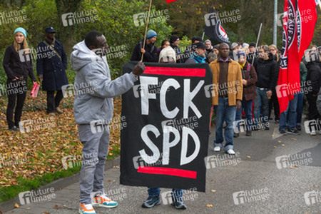 Demonstration 'Welcome Refugees - Solidarität mit Flüchtlingen', Rostock