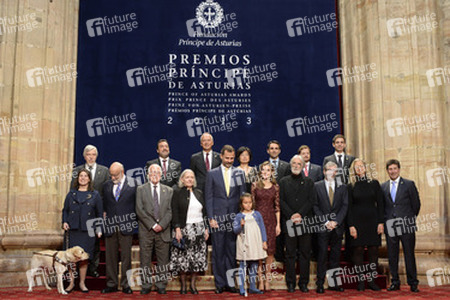 Felipe von Spanien, Letizia von Spanien and Prince of Asturias Awards Winners