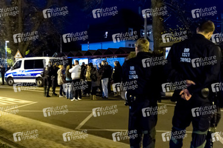 Demonstration von Neonazis, Pätz bei Bestensee