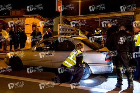 Demonstration von Neonazis, Pätz bei Bestensee