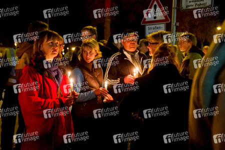 Gegendemo zur Demonstration von Neonazis, Pätz bei Bestensee