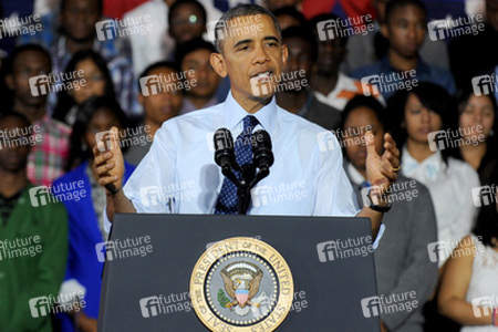 Präsident Obama besucht die Pathways in Technology Early College High School, New York