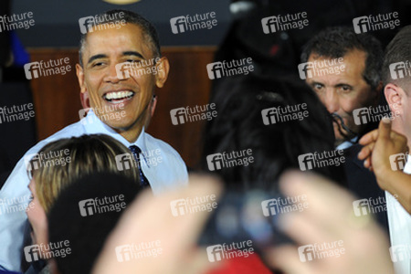 Präsident Obama besucht die Pathways in Technology Early College High School, New York