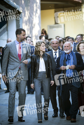 Prinzessin Letizia und Prinz Felipe besuchen Teverga