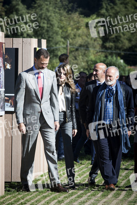 Prinzessin Letizia und Prinz Felipe besuchen Teverga
