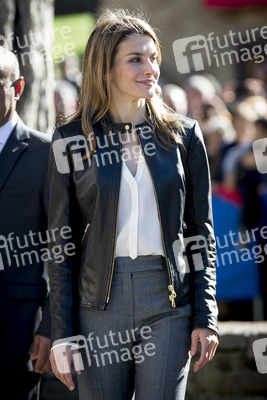 Prinzessin Letizia und Prinz Felipe besuchen Teverga