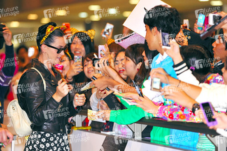 Ankunft von Katy Perry in Japan