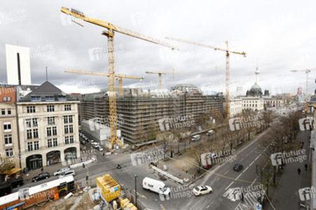 Die Baustelle der U-Bahnlinie 5, Berlin