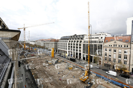 Die Baustelle der U-Bahnlinie 5, Berlin