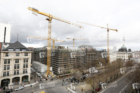 Die Baustelle der U-Bahnlinie 5, Berlin