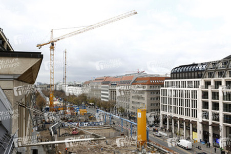Die Baustelle der U-Bahnlinie 5, Berlin