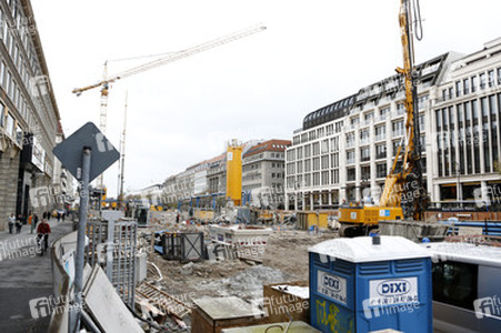 Die Baustelle der U-Bahnlinie 5, Berlin