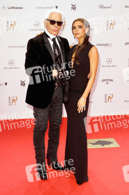 Karl Lagerfeld, Victoria Beckham