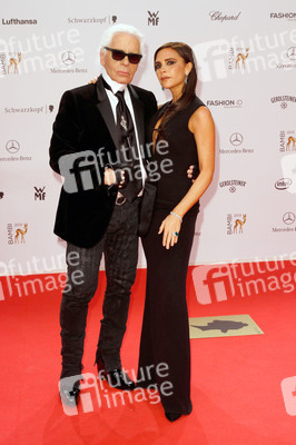 Karl Lagerfeld, Victoria Beckham