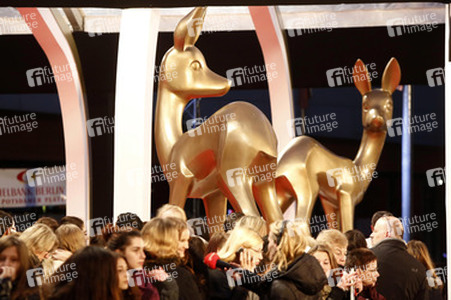Am roten Teppich beim Bambi 2013
