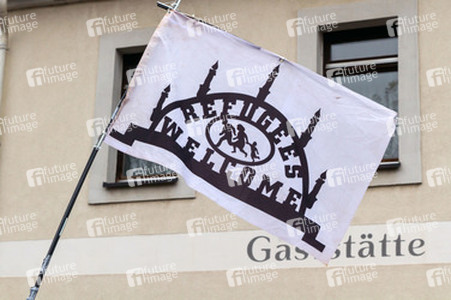 Gegen-Demo in Schneeberg