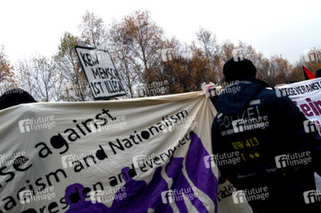 Gegen-Demo in Schneeberg