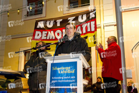 Nazi-Demo in Schneeberg