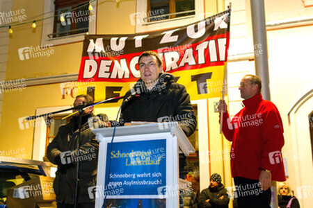 Nazi-Demo in Schneeberg