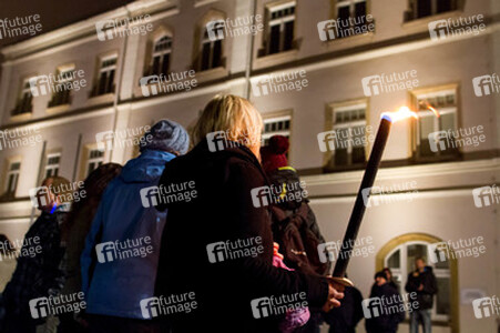 Nazi-Demo in Schneeberg