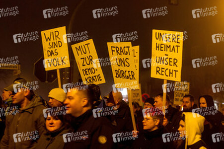 Nazi-Demo in Schneeberg