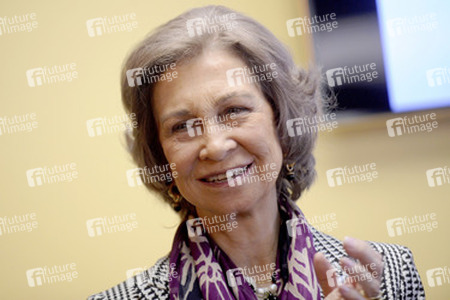 Königin Sophoia besucht die Middle School South Bronx, New York