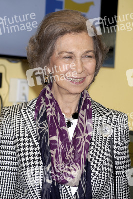 Königin Sophoia besucht die Middle School South Bronx, New York