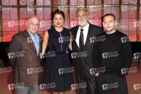 Daniel Barenboim, Anna Netrebko, Placido Domingo, Gaston Rivero