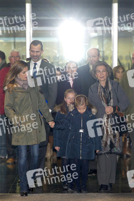 Letizia von Spanien,  Felipe von Spanien, Sofia von Spanien, Leonor von Spanien, Sophia von Spanien